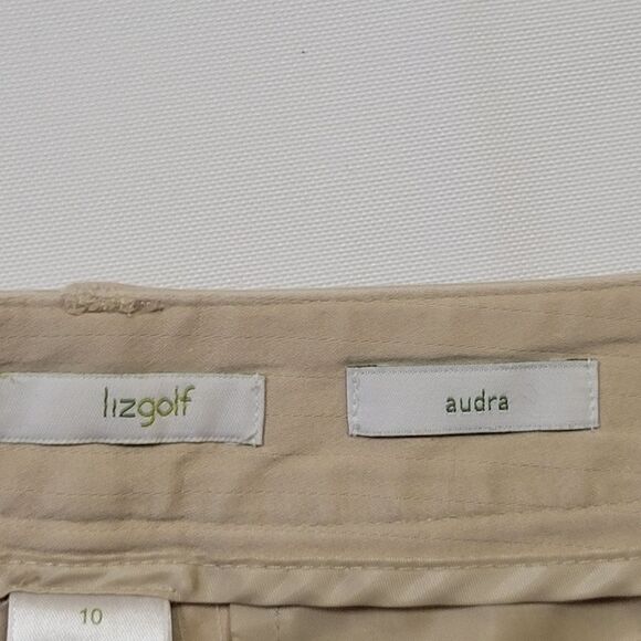 LizGolf Liz Claiborne Women's Tan Shorts - Picture 5 of 11